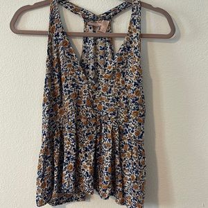Willow & Root Crop Flowy Floral Tank Top